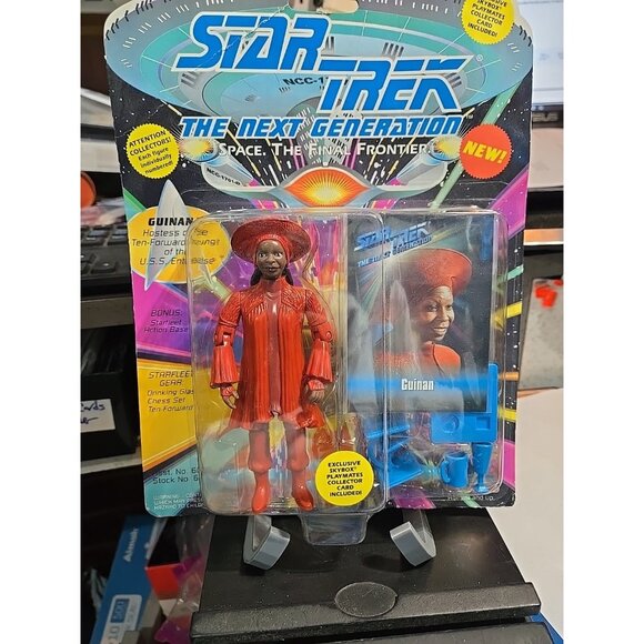 Star Trek Next Generation Guinan Action Figure 1993 Playmates Sealed - Picture 1 of 5